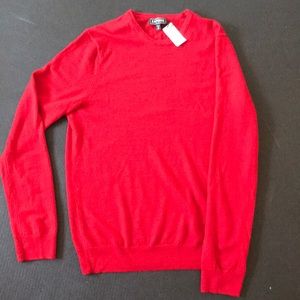 NWT Express Merino Wool Red Sweater